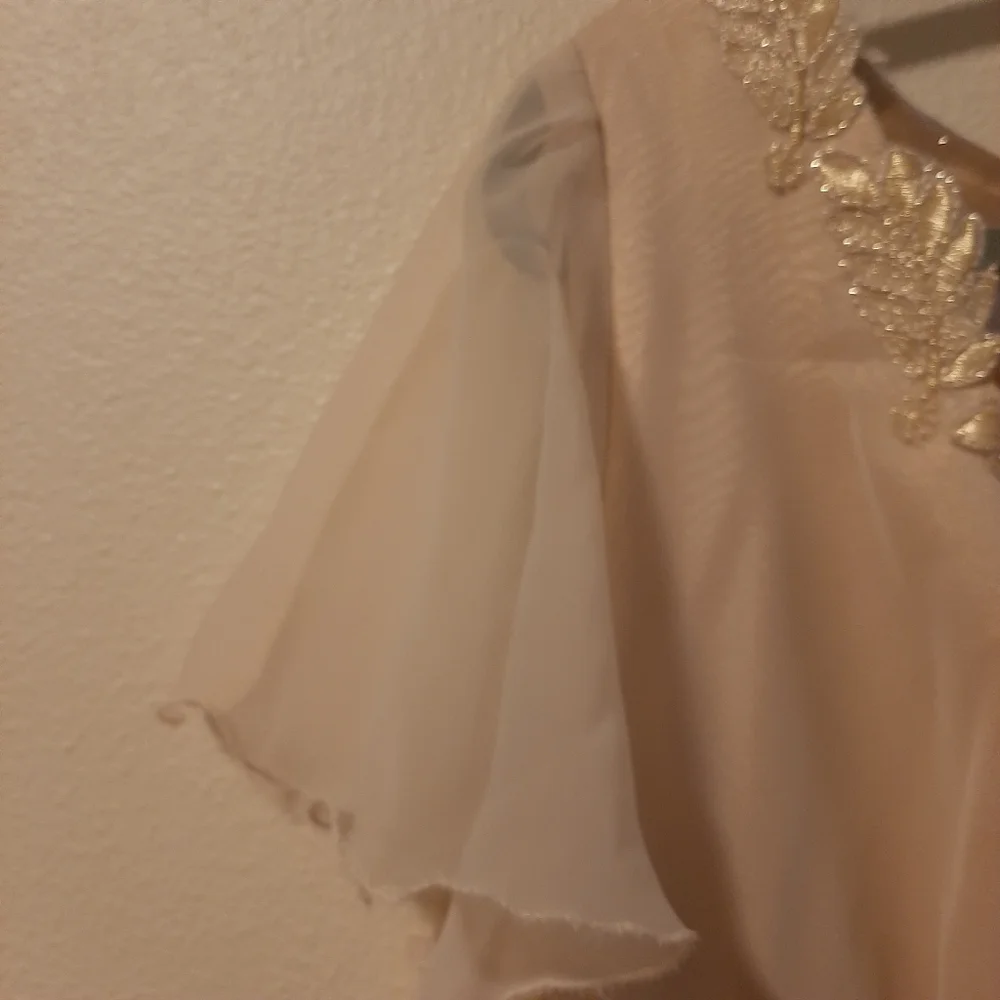 Gold Vintage Prom Dress - Picture 4 of 5